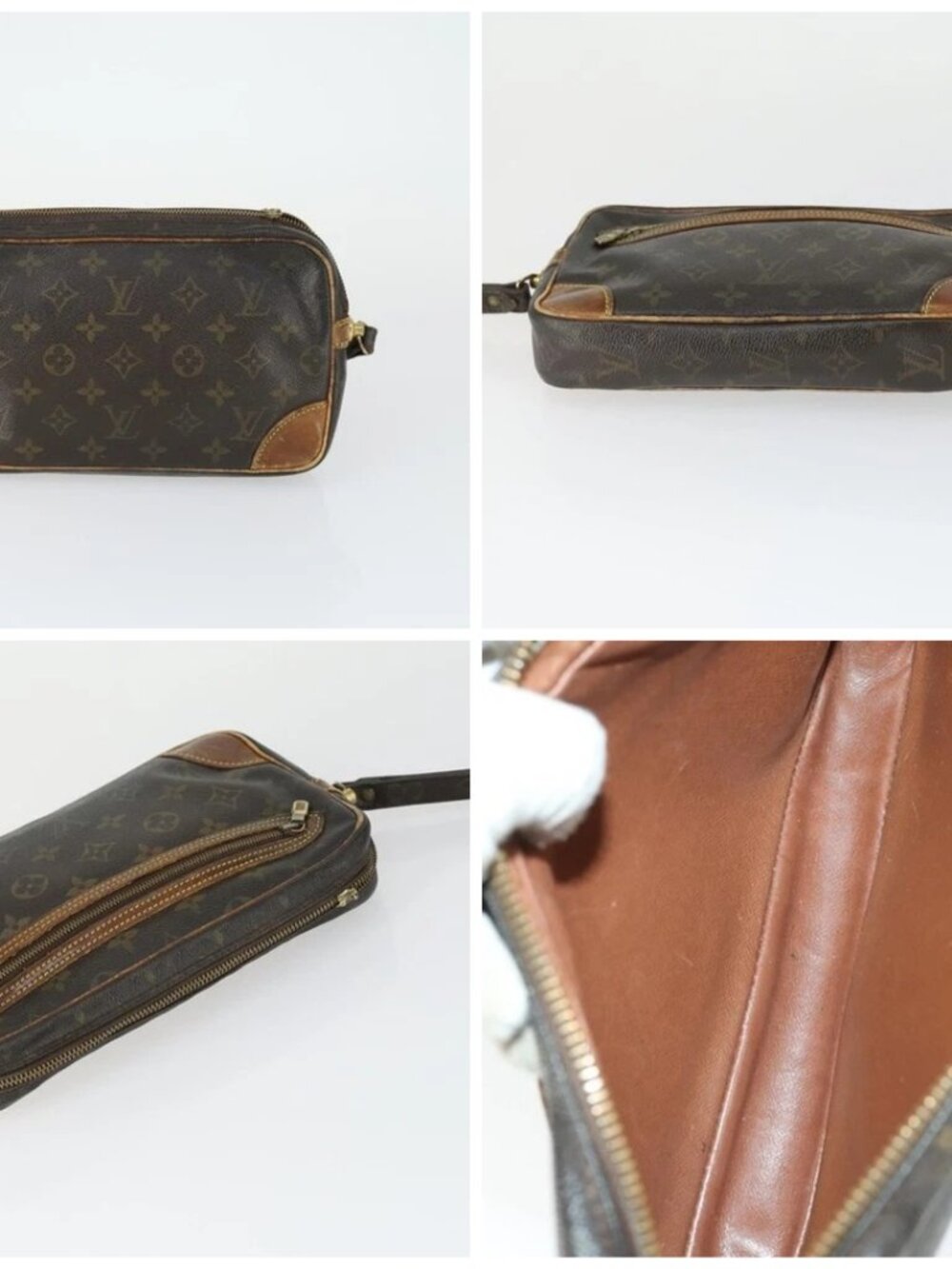 LOUIS VUITTON Monogram Clutch Bag 5 Set LV Auth - Picture 14 of 15